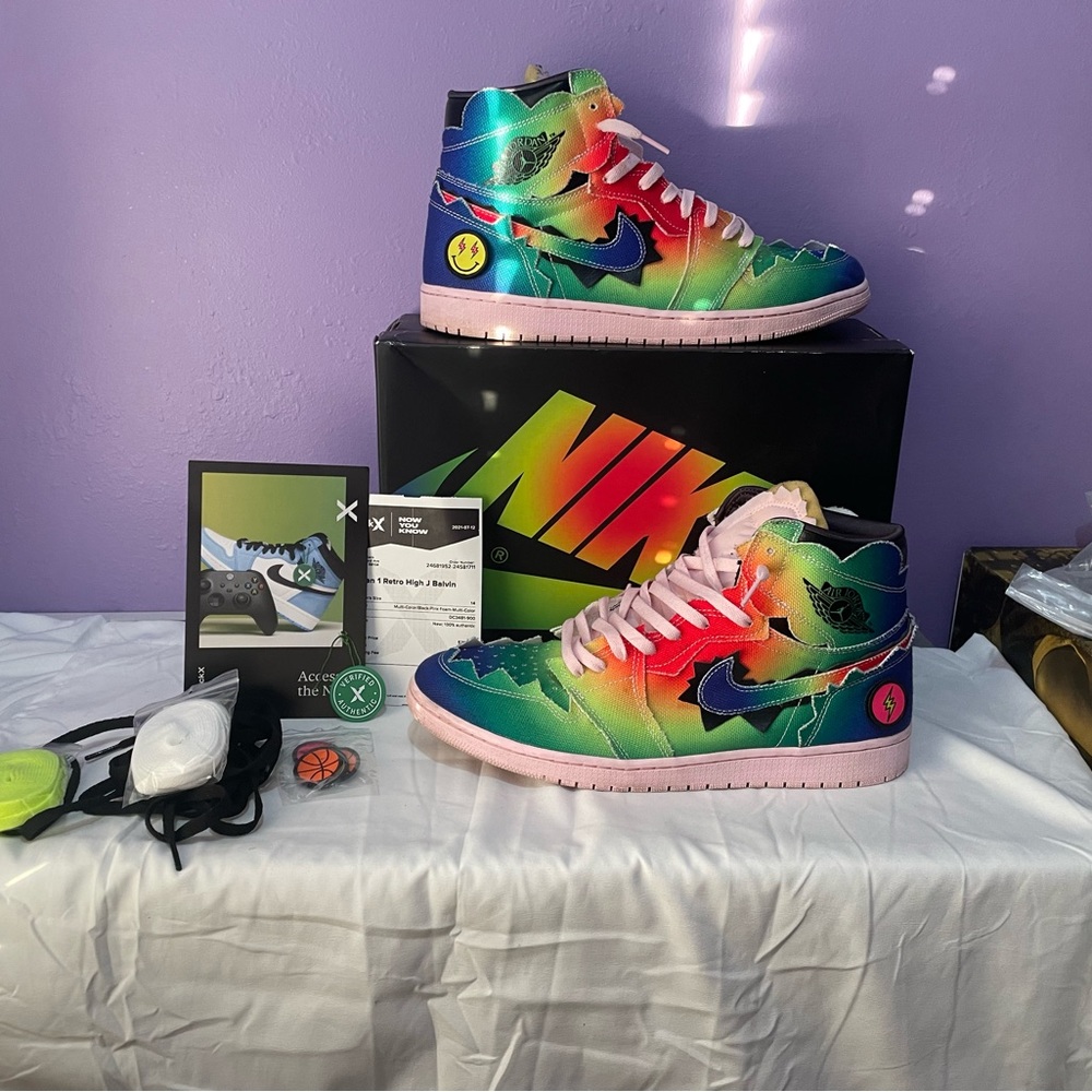 Jordan 1 j balvin size 14 og all with stockx receipt